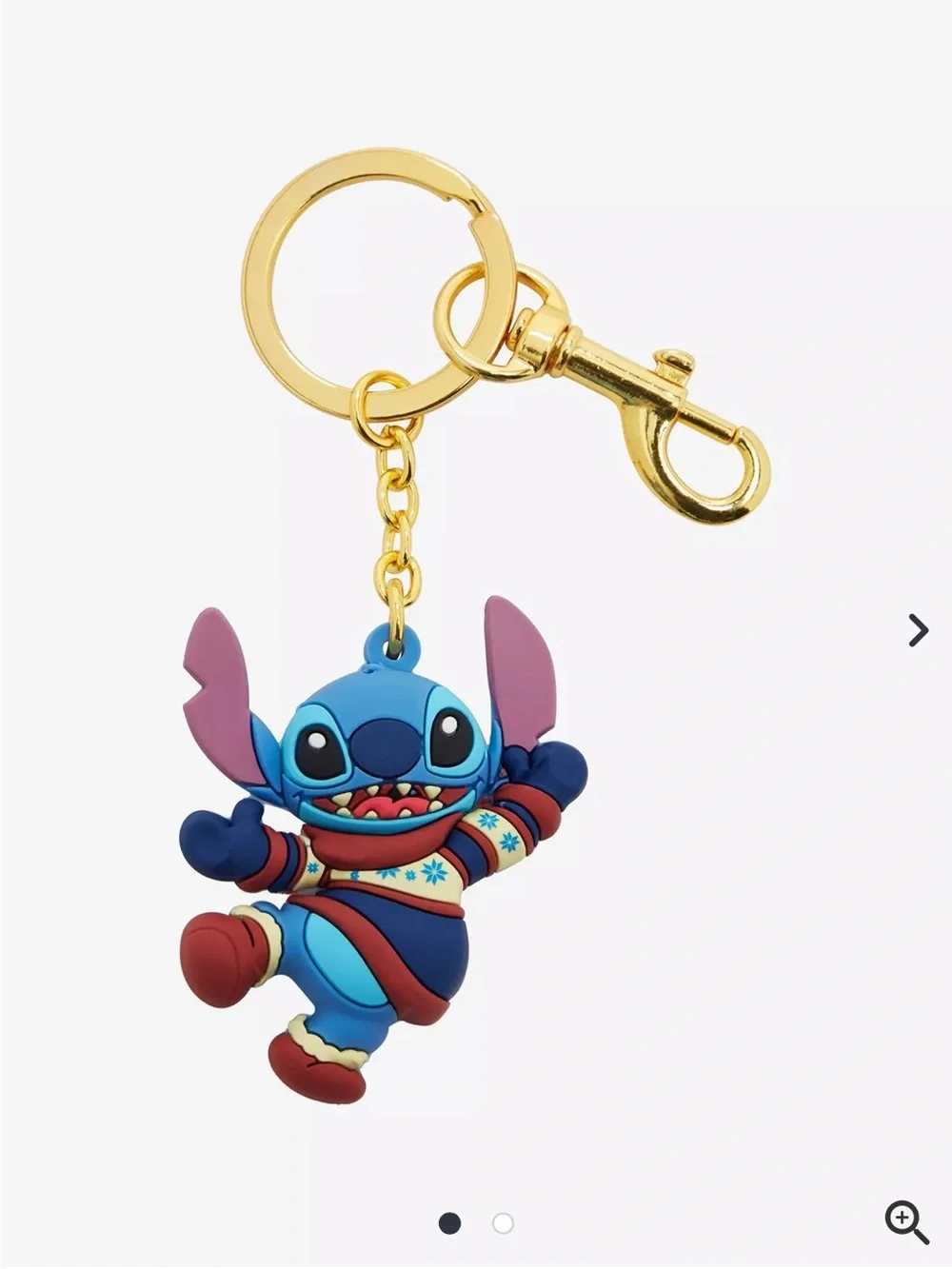 Loungefly Disney Lilo & Stitch Sweater Stitch Figural Keychain
